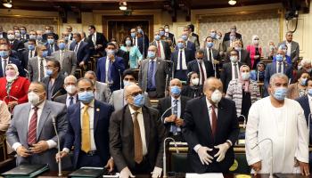 مجلس النواب المصري منعقداً في يوليو 2020 (فرانس برس)