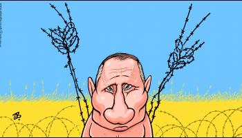 كاريكاتير بوتين والقمح الاوكراني / حجاج