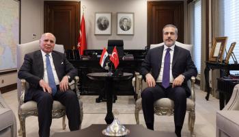 وزير خارجية تركيا يستقبل نظيره العراقي (وزارة الخارجية العراقية)