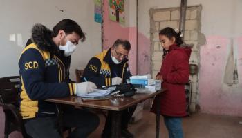 مشروع الصحة المدرسية (فيسبوك/الدفاع المدني السوري)