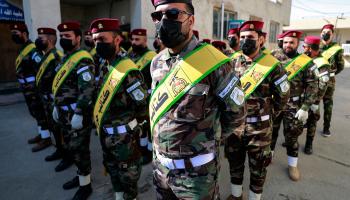 مقاتلون من "كتائب حزب الله"، نوفمبر 2023