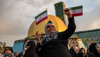 مناصرون لجليلي في طهران، 24 يونيو الحالي