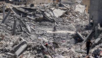 خانيونس بعد غارة إسرائيلية، 4 يوليو 2024 (محمد سالم/رويترز)