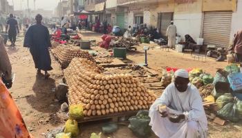 سوق في جنوب الخرطوم يوم 24 مايو 2023 أسواق السودان (فرانس برس)