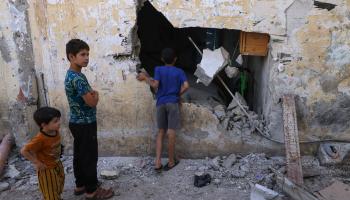 أطفال فلسطينيون في الضفة الغربية المحتلة - 10 يونيو 2024 (جعفر اشتيه/ فرانس برس)