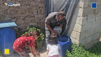 أزمة المياه في المخيمات