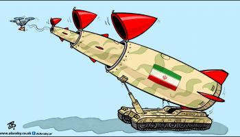 كاريكاتير الرد الايراني / حجاج