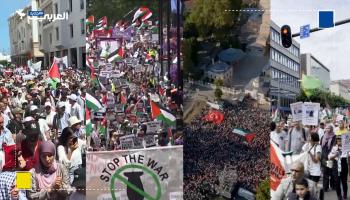 تلبية لنداء هنية: تظاهرات شعبية في العديد من الدول تضامنا مع غزة