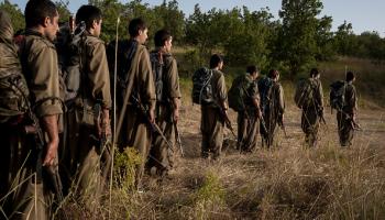 عناصر من حزب العمال الكردستاني في دهوك، 22 يونيو 2013 (Getty)