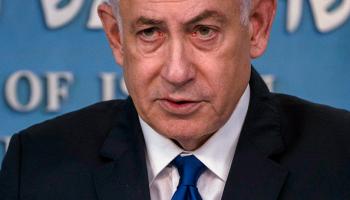 رئيس الوزراء الإسرائيلي بنيامين نتنياهو، القدس 17 مارس 2024 (ليو كوريا/فرانس برس)