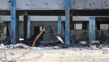 الاحتلال يستهدف مدارس أونروا في غزة، 7 مايو 2024 (الأناضول)