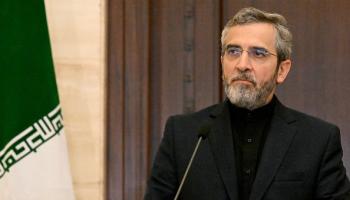 وزير الخارجية الإيراني بالإنابة في دمشق، 4-6-2024 (فرانس برس)
