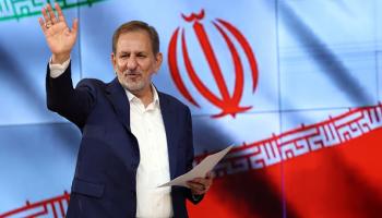 إسحاق جهانغيري أحد مرشحي جبهة الإصلاحات لانتخابات إيران (Getty)