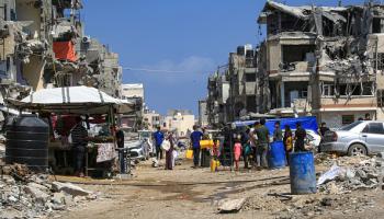 أزمة العطش في غزة مستمرة، 23 يونيو 2024 (فرانس برس)