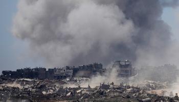 آثار القصف الإسرائيلي على قطاع غزة 3 يوليو 2024 (Getty)