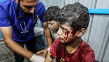 أطفال غزة الأكثر تعرضا لقذائف الاحتلال، 22 يوليو 2024 (الأناضول)