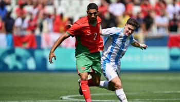 أثارت مباراة المغرب والأرجنتين الجدل بالأولمبياد (آرنو فينستر/Getty)