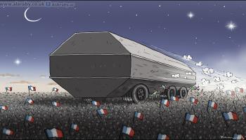 كاريكاتير هجوم نيس  / كيجل