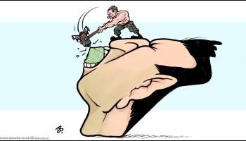 كاريكاتير بوتين والاسد / حجاج