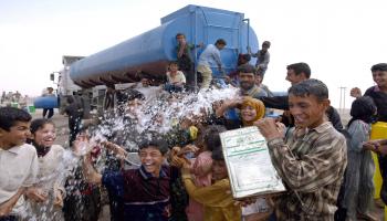 أزمة مياه الشرب متواصلة في البصرة (أوليغ نيكسن/Getty)