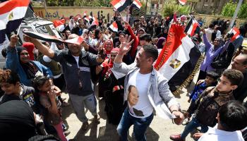 الانتخابات الرئاسية المصرية MOHAMED EL-SHAHED/AFP/