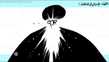 كاريكاتير التمدد الايراني / حجاج
