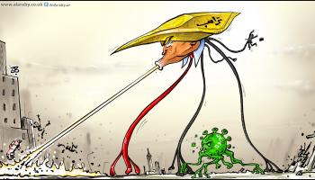 كاريكاتير حرب العوالم / حجاج