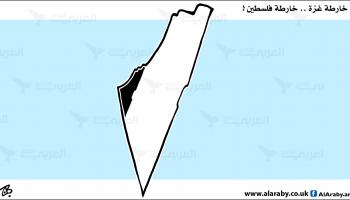 كاريكاتير الخارطة / حجاج