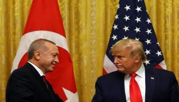 رجب طيب أردوغان ودونالد ترامب/Getty