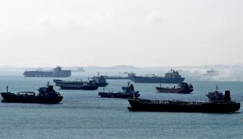 singapore, oil tankers