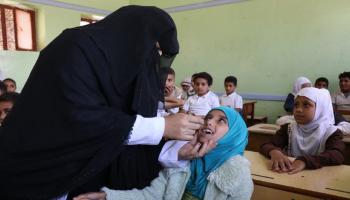 حملة تحصين ضد الكوليرا في صنعاء (فيسبوك)