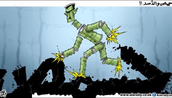 كاريكاتير حجاج حمص والاسد