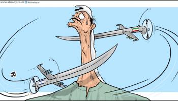 كاريكاتير طائرات مسيرة / حجاج