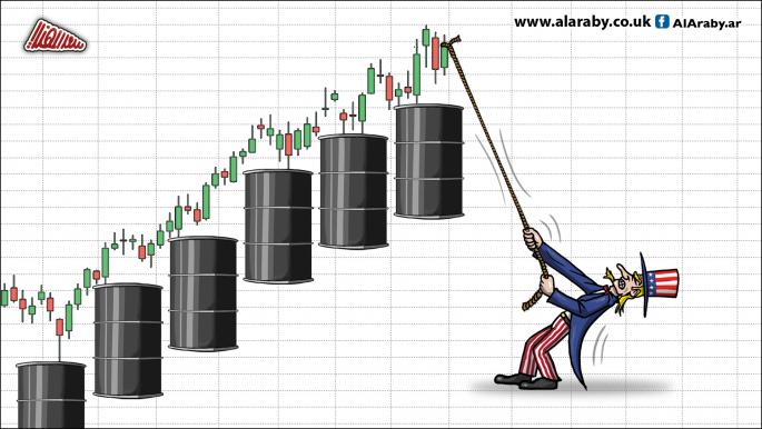 كاريكاتير اسعار النفط / المهندي