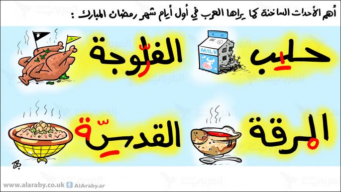 كاريكاتير اول رمضان / حجاج