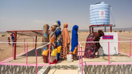 مشروع مياه في جيبوتي من تنفيذ قطر الخيرية في عام 2023 (قطر الخيرية)