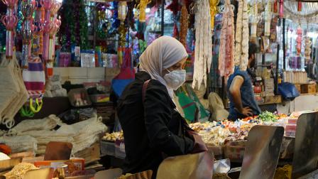 سوق تجاري في العاصمة العراقية بغداد أسواق العراق (فرانس برس)