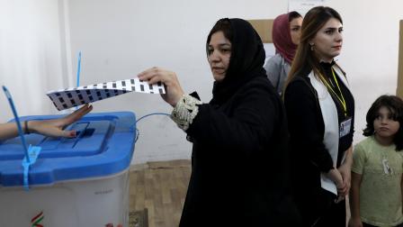 من انتخابات إقليم كردستان، سبتمبر 2018 (يونس كيليس/الأناضول)
