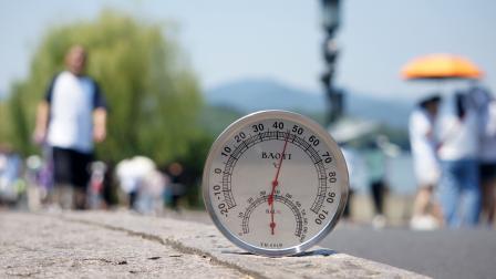 مقياس حرارة في الصين يسجل 46 درجة مئوية - 22 يوليو 2024 (Getty)