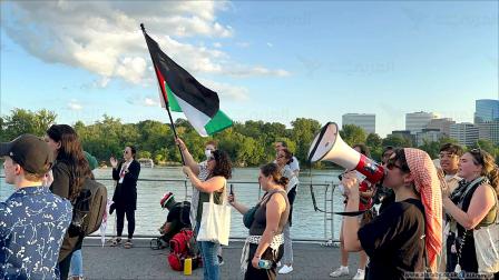 تظاهرة في واشنطن تنديداً بمجازر الاحتلال في غزة / 13 يوليو 2024 (العربي الجديد)