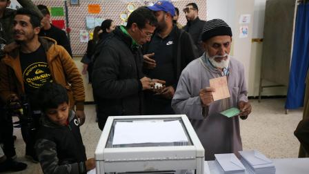 من الانتخابات الرئاسية بالجزائر، 12 ديسمبر 2019 (بلال بن سالم/Getty)