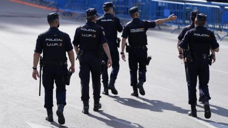 عناصر من الشرطة الإسبانية في مدريد - 12 مايو 2024 (Getty)