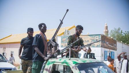 قوات الجيش السوداني في مدينة كريمة، 19 مايو 2024 (فرانس برس)