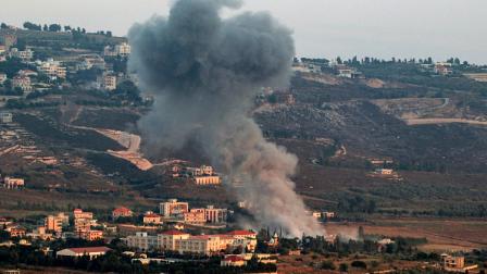 آثار قصف إسرائيلي على الخيام جنوب لبنان 23 يونيو 2024 (فرانس برس)
