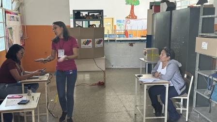 أحد مراكز الاقتراع في كاراكاس، 29 يوليو 2024 (الأناضول)