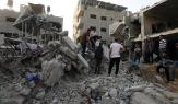 قصف إسرائيلي دمرّ مباني في رفح 22 أكتوبر 2023 (Getty)